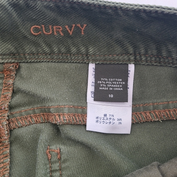 Eddie Bauer Green Corduroy Midrise Pants - Picture 9 of 9